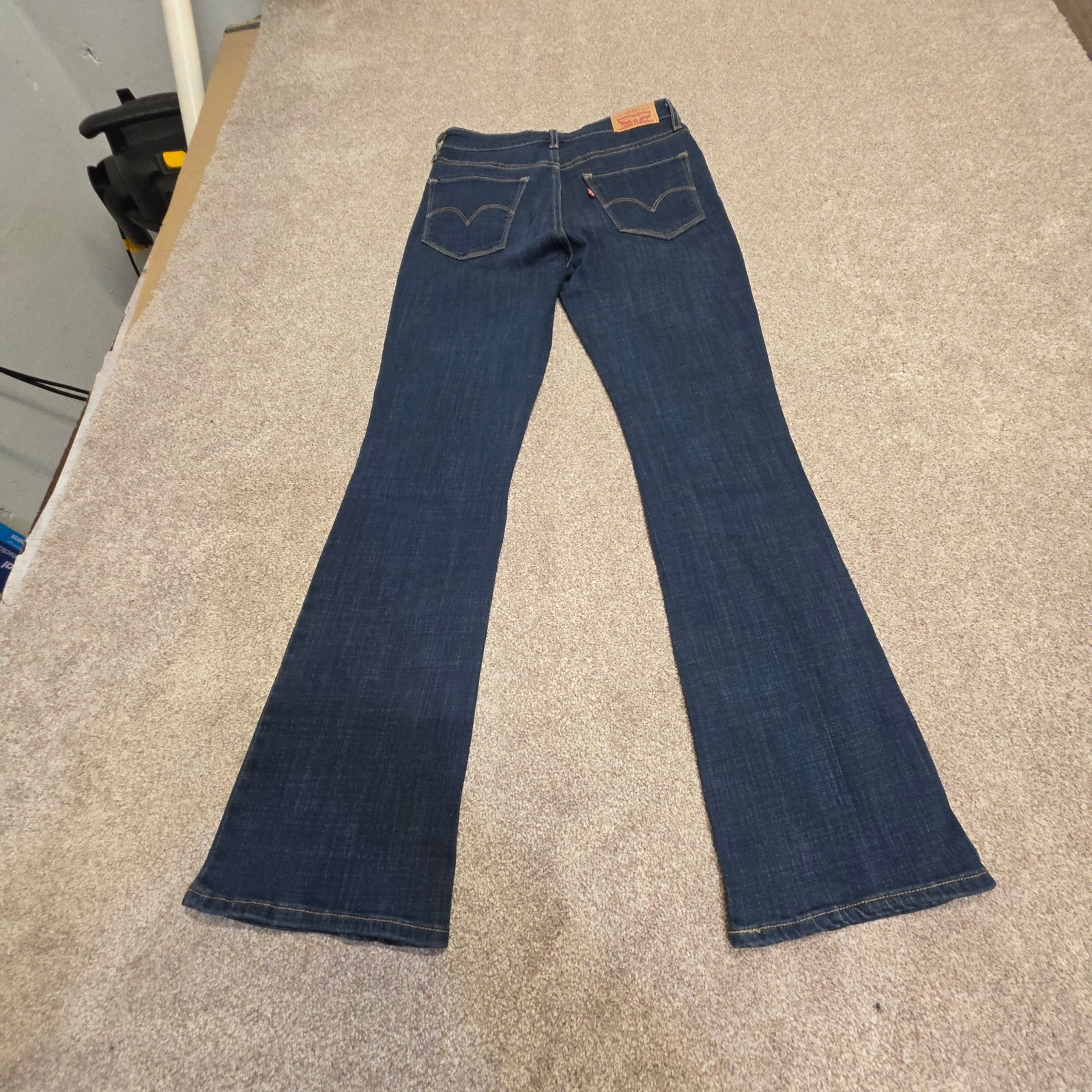 Levis 725 High Rise Bootcut Jeans Womens Size 28 Dark Wash Stretch Denim Levis 725 High Rise Bootcut Jeans Womens Size 28 Dark Wash Stretch Denim